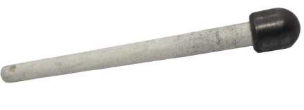 Керамический шток Ø12x172mm с графитовой головкой для Indutherm CC400 без отв. под термопару