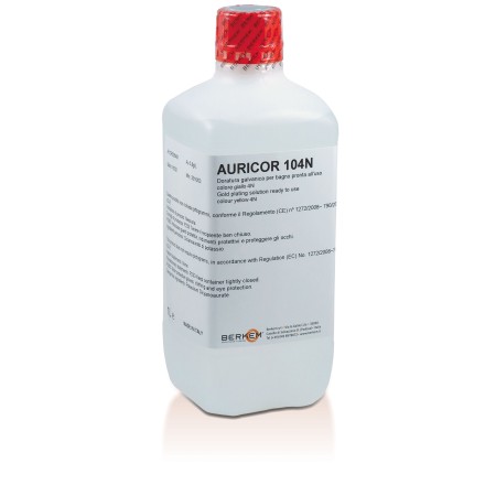 AURICOR 104N Золочение для ванн  готовое Au 0,8г/л-цвет 4N