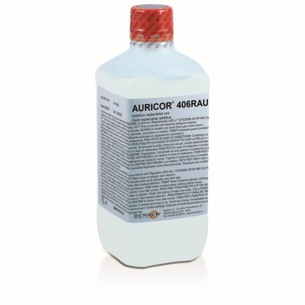 AURICOR 406RAU Обновляющий раствор для коричневого золота для ванны 1л