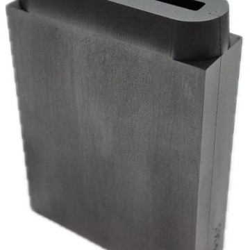 Фильера 65х20 из графита с увелич. плотн. для СС400-420 для полосы 50х5мм из 2 полов.