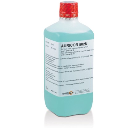 AURICOR 502N Готовый кислотный раствор для золочения 4г/л - желтый 2N-18k